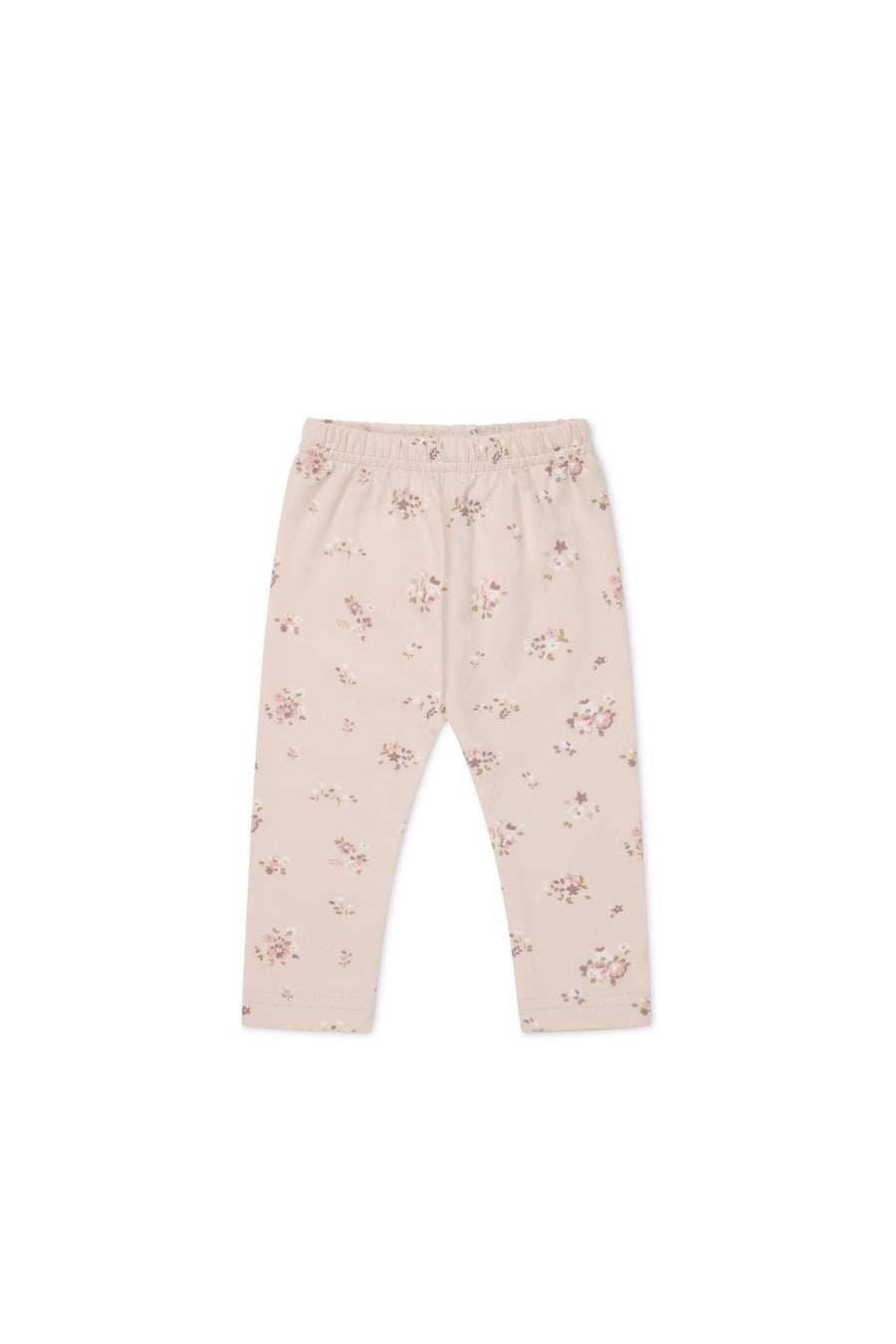 Organic Cotton Everyday Legging - Petite Fleur Soft Peony Childrens Legging from Jamie Kay NZ