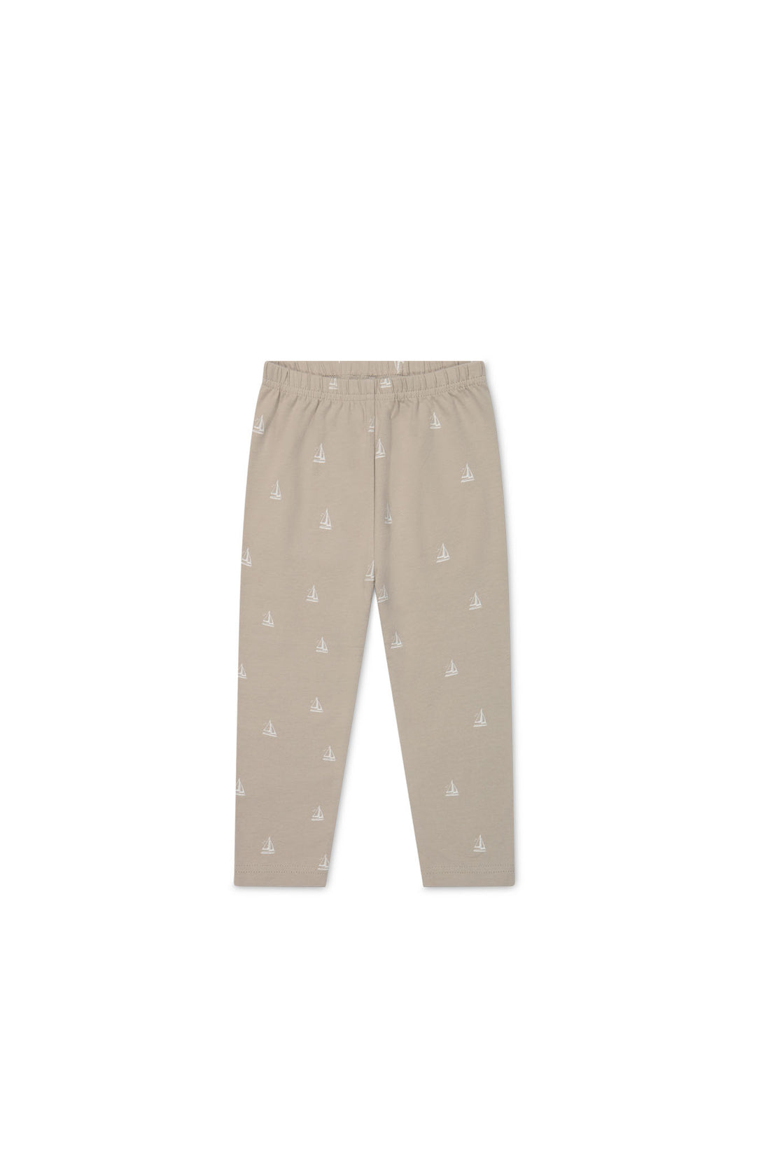 Organic Cotton Everyday Legging - Set Sail Vintage Taupe Childrens Legging from Jamie Kay NZ