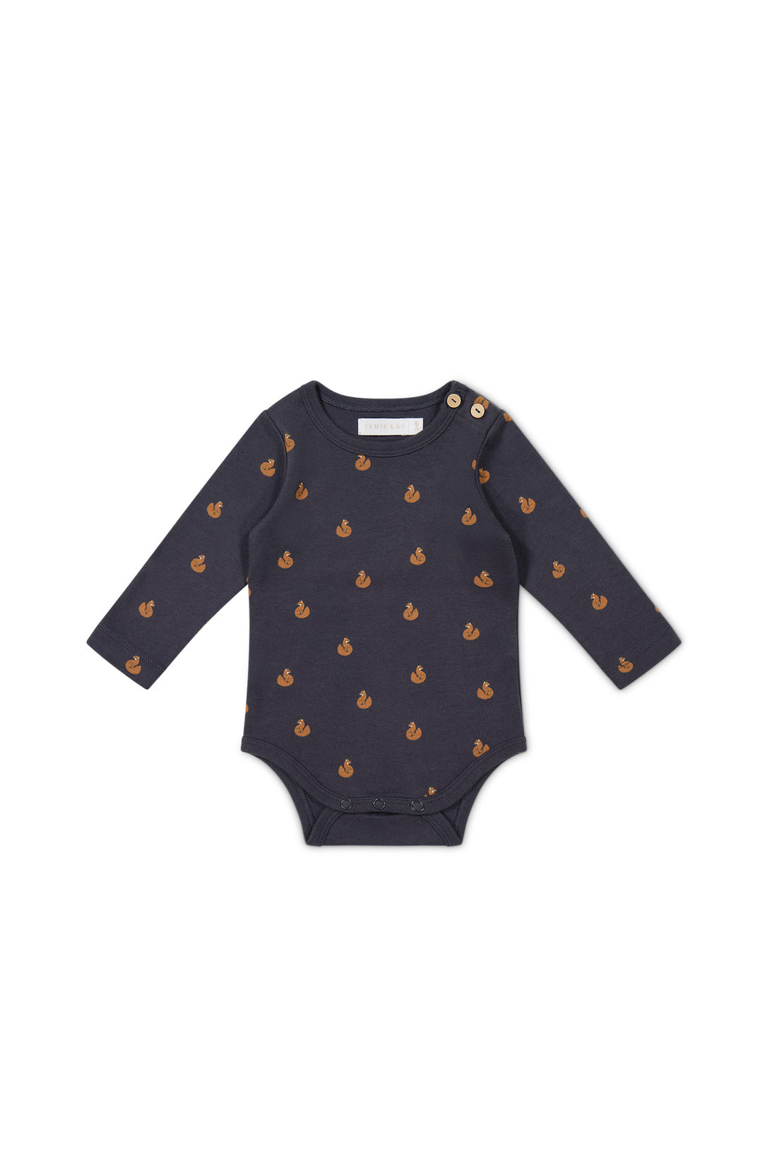 Organic Cotton Fernley Bodysuit - Fox Cubs Constellation Childrens Bodysuit from Jamie Kay NZ