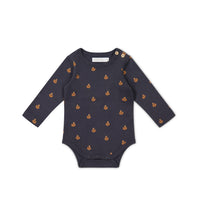 Organic Cotton Fernley Bodysuit - Fox Cubs Constellation Childrens Bodysuit from Jamie Kay NZ