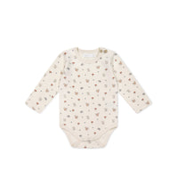 Organic Cotton Fernley Bodysuit - Woodland Friends Childrens Bodysuit from Jamie Kay NZ