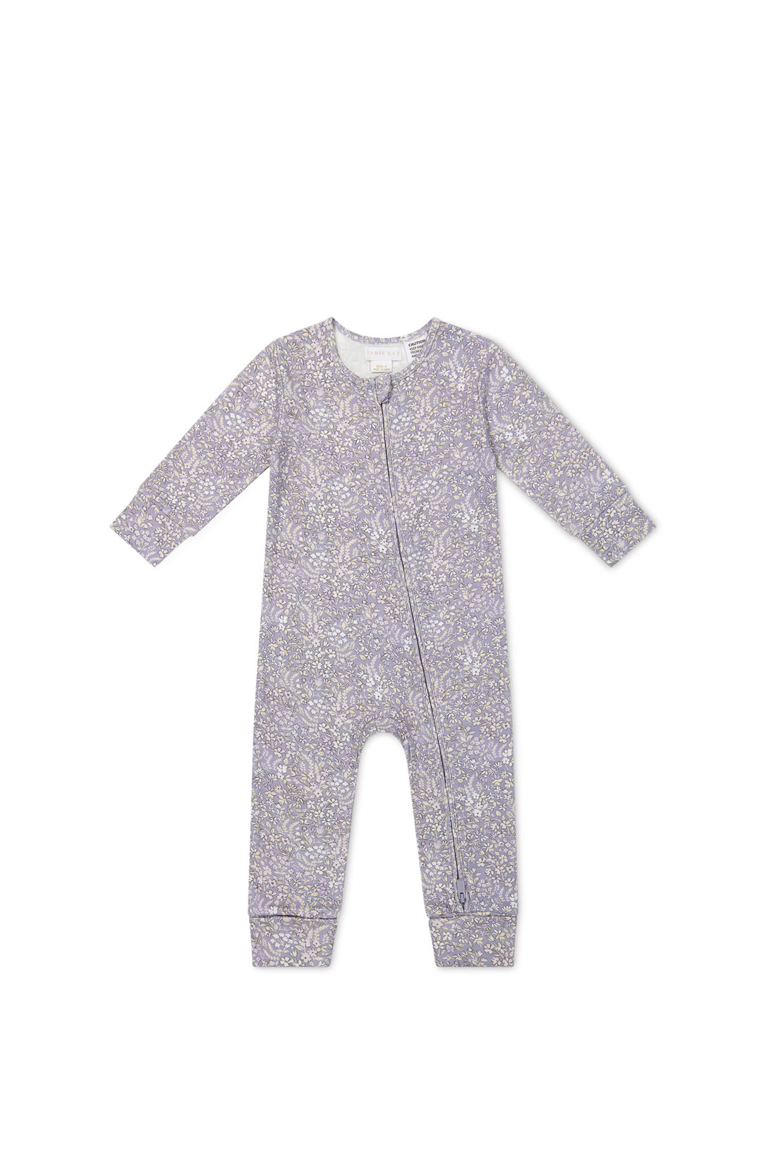 Organic Cotton Frankie Onepiece - April Lilac Childrens Onepiece from Jamie Kay NZ