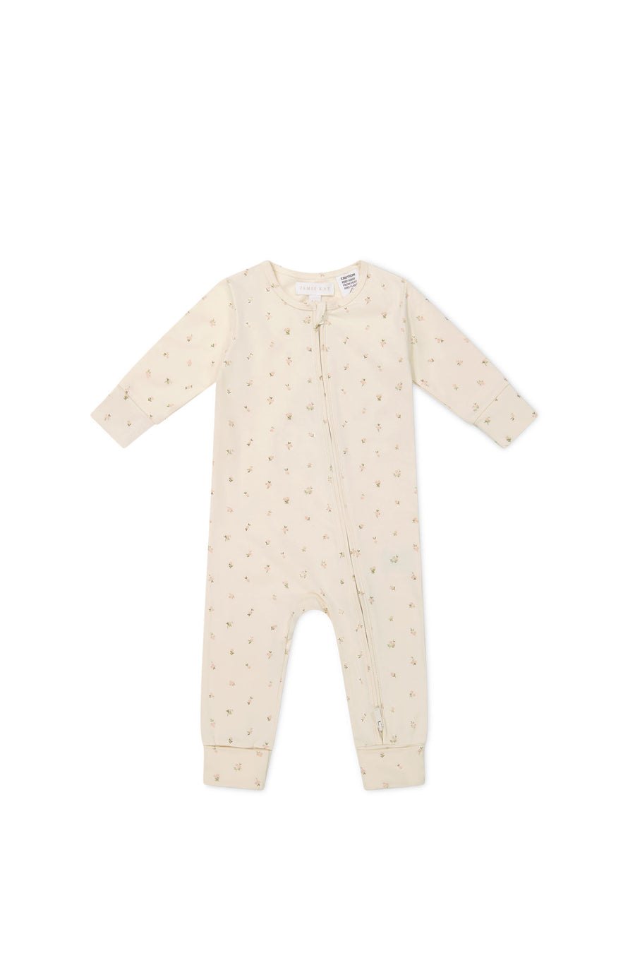 Organic Cotton Frankie Onepiece - Ditsy Berry Rose Childrens Onepiece from Jamie Kay NZ