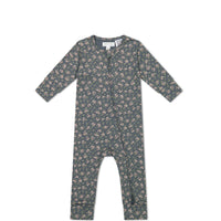 Organic Cotton Frankie Onepiece - Rosalie Floral Lava Childrens Onepiece from Jamie Kay NZ