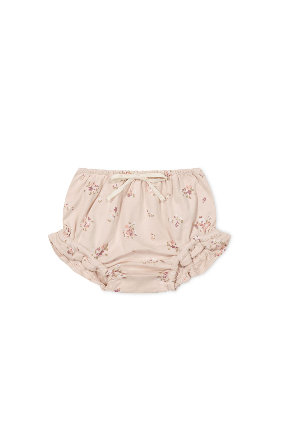 Organic Cotton Frill Bloomer - Petite Fleur Soft Peony Childrens Bloomer from Jamie Kay NZ