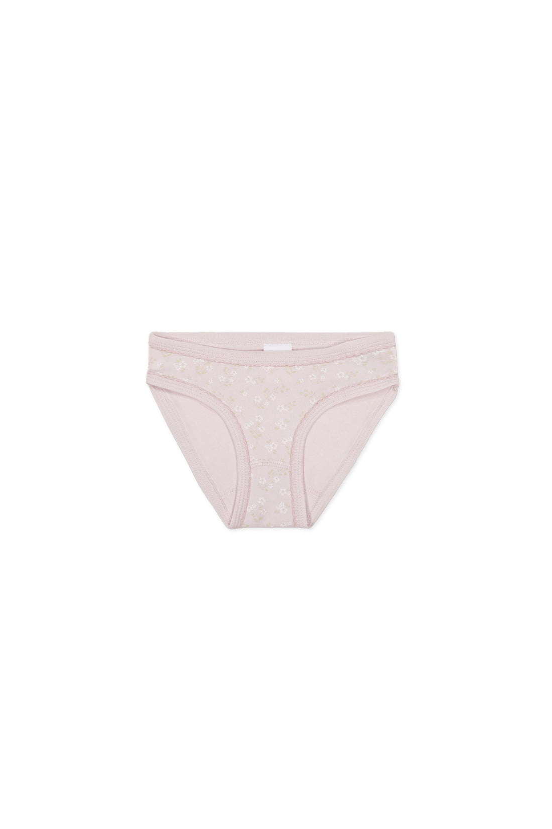 Organic Cotton Girls Brief - Addie Lilac Childrens Underwear from Jamie Kay NZ