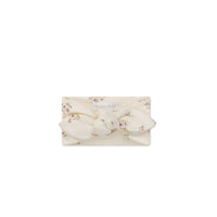 Organic Cotton Headband - Goldie Bouquet Egret Childrens Headband from Jamie Kay NZ