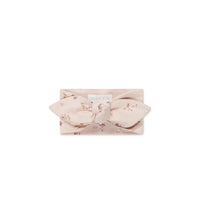 Organic Cotton Headband - Petite Fleur Soft Peony Childrens Headband from Jamie Kay NZ