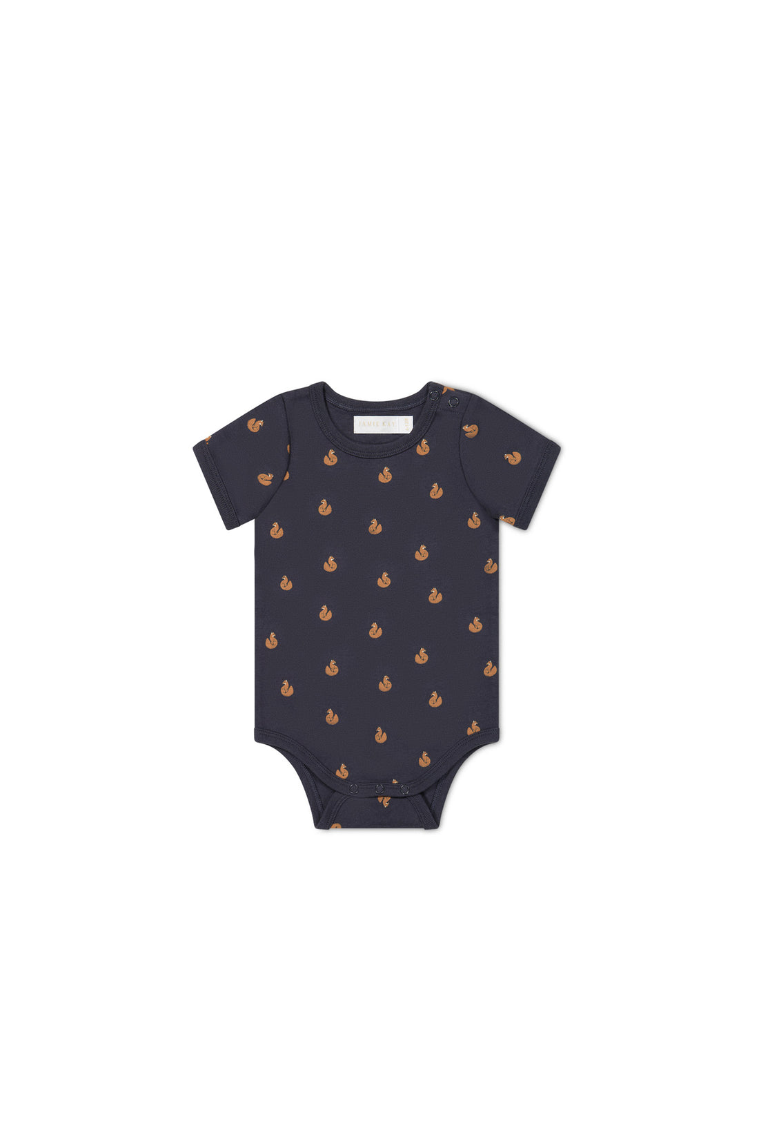 Organic Cotton Hudson Short Sleeve Bodysuit - Fox Cubs Constellation Childrens Bodysuit from Jamie Kay NZ