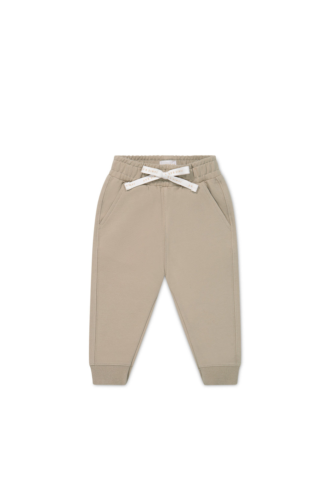 Organic Cotton Jalen Track Pant - Fawn Childrens Pant from Jamie Kay NZ