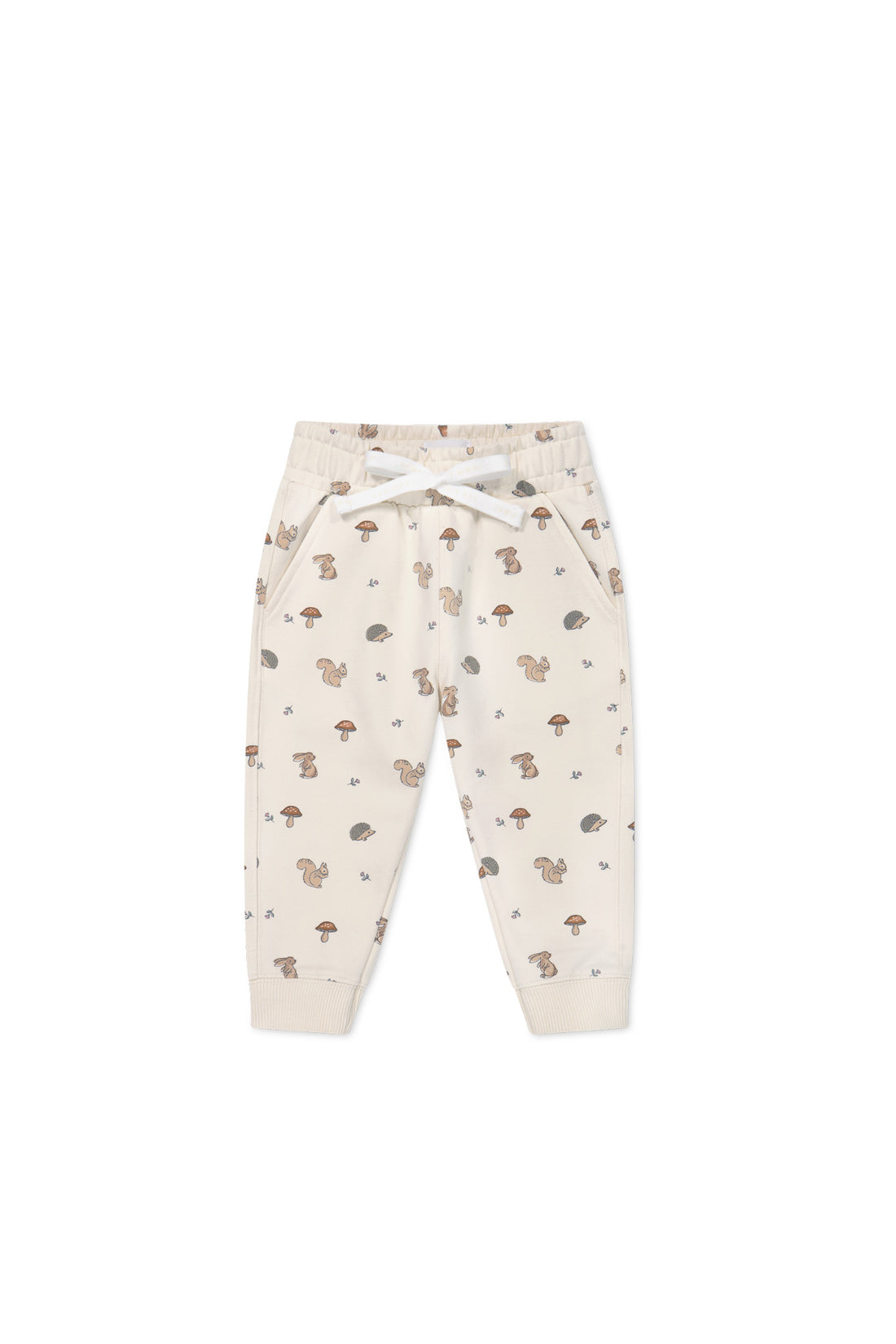 Organic Cotton Jalen Track Pant - Woodland Friends Childrens Pant from Jamie Kay NZ