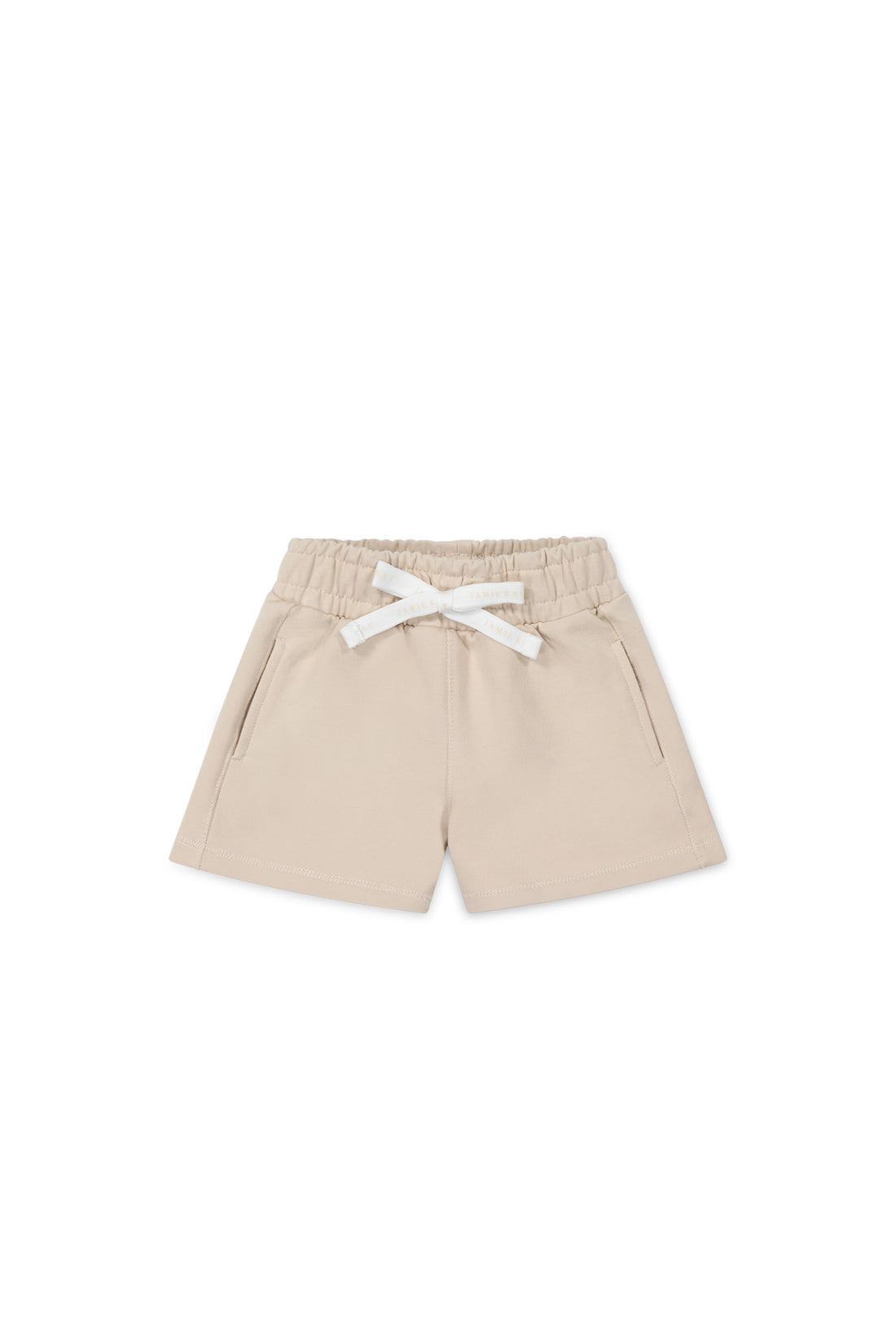 Organic Cotton Jalen Short - Soft Sand Childrens Short from Jamie Kay NZ