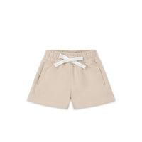 Organic Cotton Jalen Short - Soft Sand Childrens Short from Jamie Kay NZ