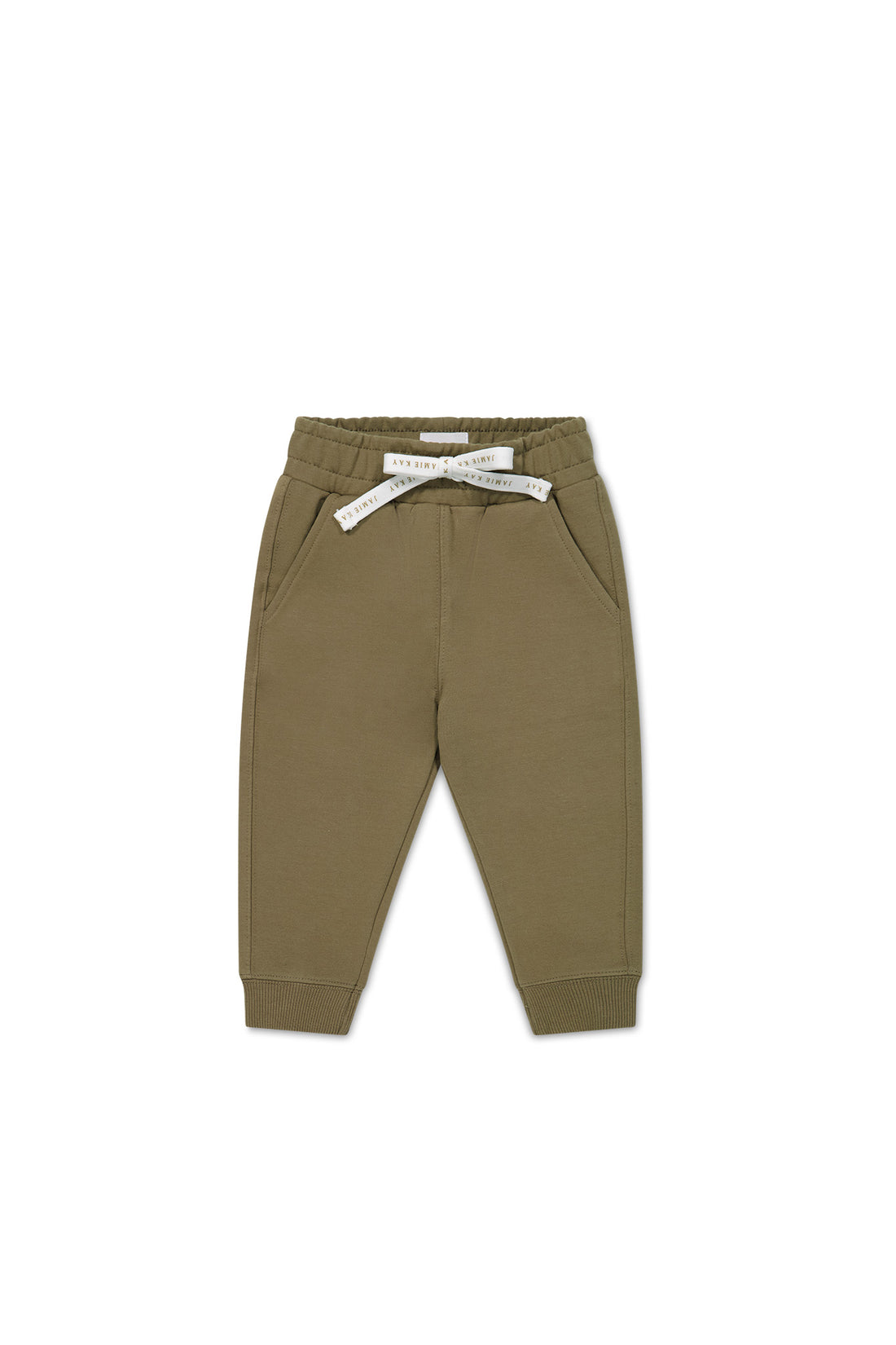 Organic Cotton Jalen Track Pant - Oak Childrens Pant from Jamie Kay NZ