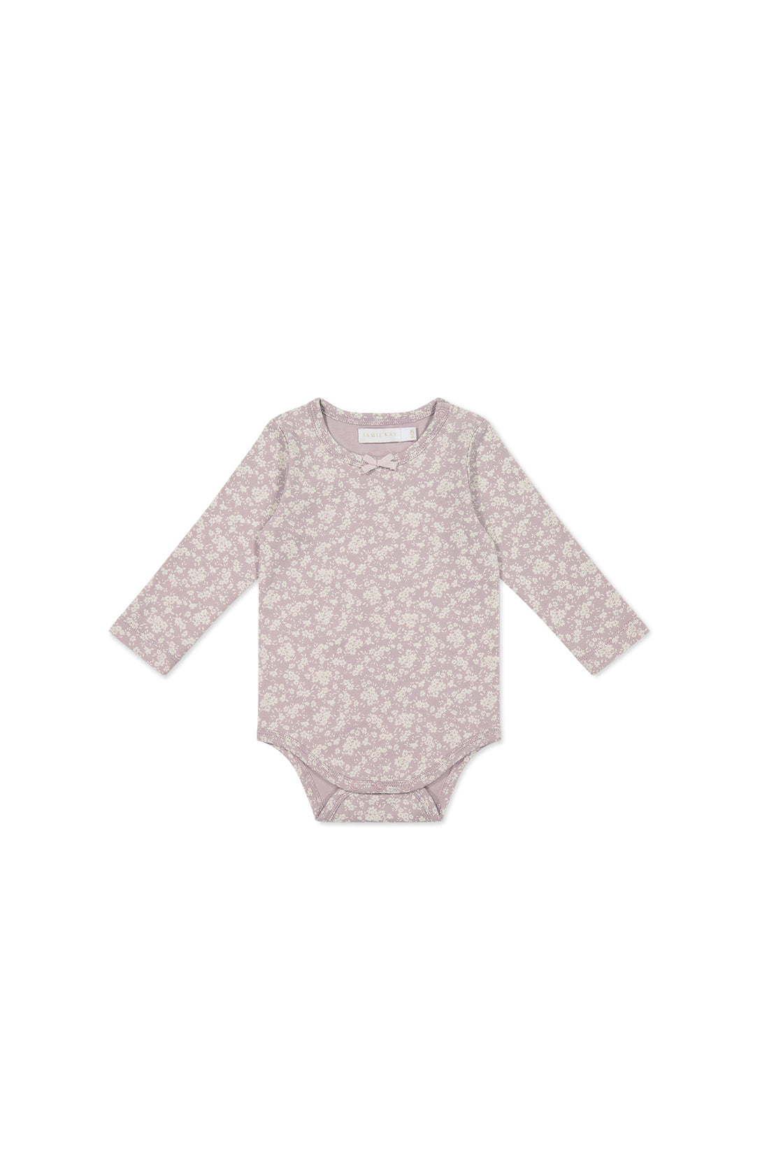 Organic Cotton Long Sleeve Bodysuit - Sadie Luna Childrens Bodysuit from Jamie Kay NZ