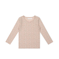 Organic Cotton Long Sleeve Top - Amber Rose Childrens Top from Jamie Kay NZ