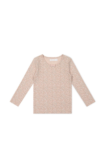 Organic Cotton Long Sleeve Top - Amber Rose Childrens Top from Jamie Kay NZ