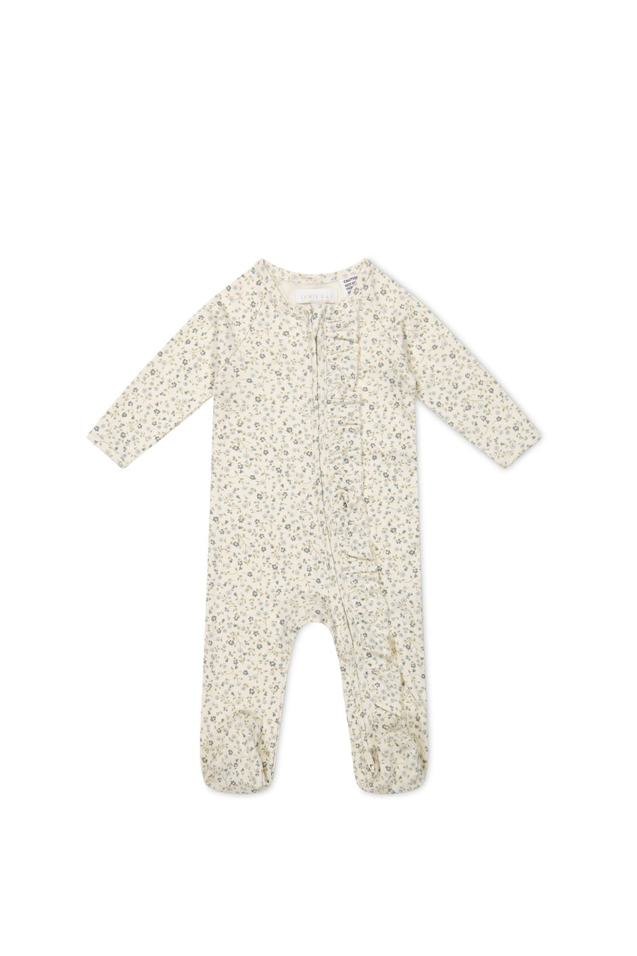 Organic Cotton Melanie Onepiece - Dainty Egret Blues Childrens Onepiece from Jamie Kay NZ