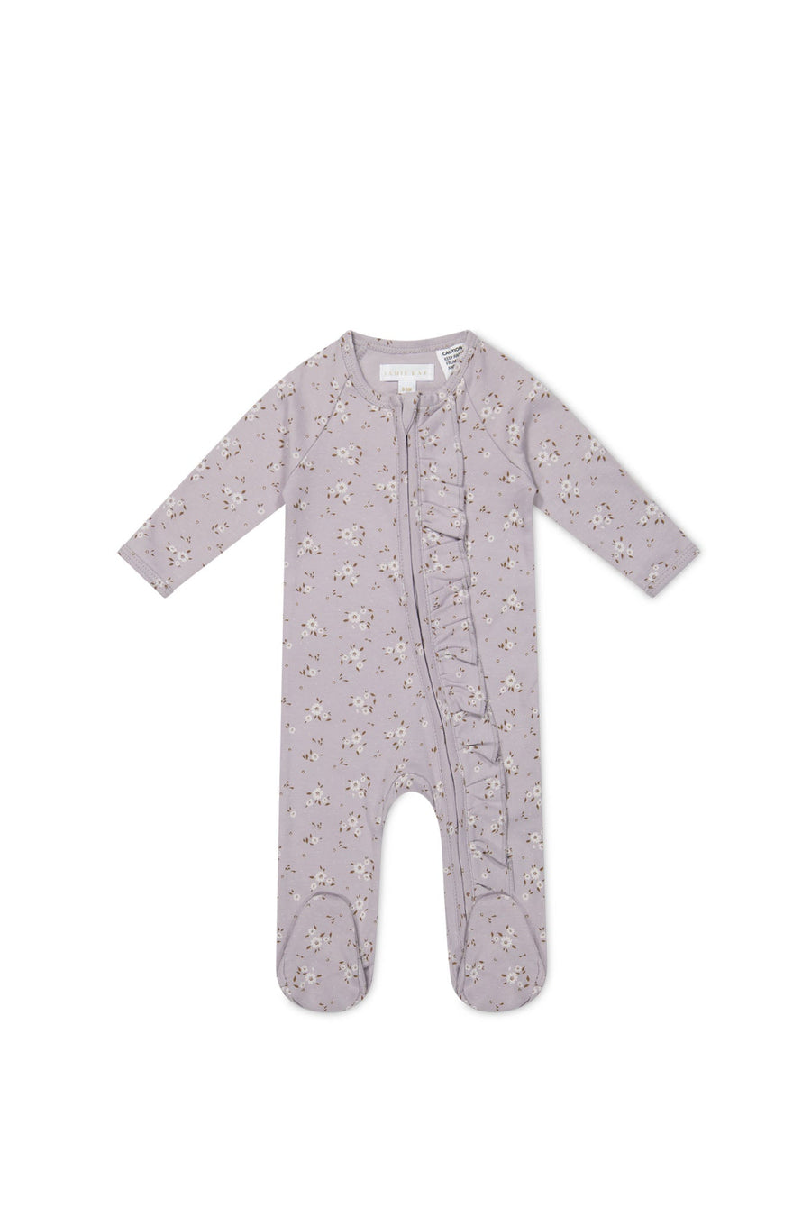 Organic Cotton Melanie Onepiece - Lulu Bloom Iris Childrens Onepiece from Jamie Kay NZ