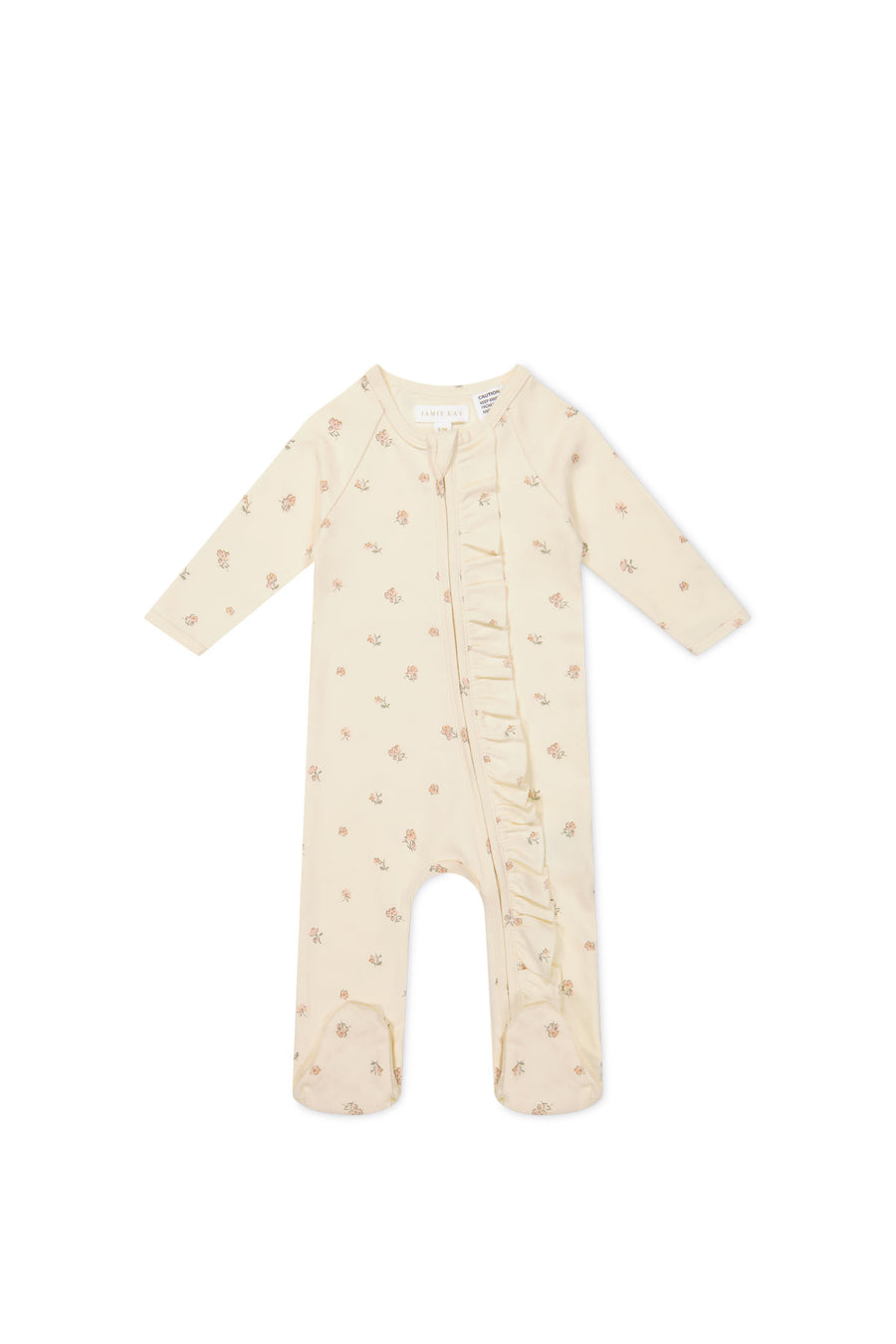 Organic Cotton Melanie Onepiece - Meredith Egret Childrens Onepiece from Jamie Kay NZ