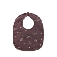 Organic Cotton Modal Bib - Petite Fleur Childrens Bib from Jamie Kay NZ