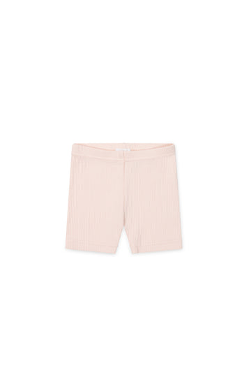 Organic Cotton Modal Elisa Bike Short - Dainty Pink Childrens Short from Jamie Kay NZ