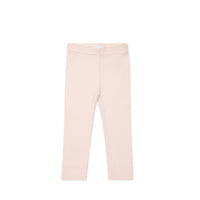 Organic Cotton Modal Everyday Legging - Dainty Pink Childrens Legging from Jamie Kay NZ