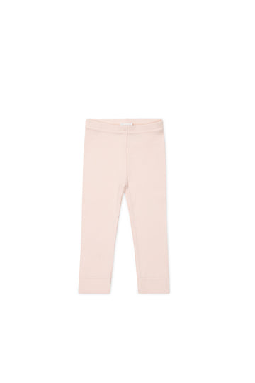 Organic Cotton Modal Everyday Legging - Dainty Pink Childrens Legging from Jamie Kay NZ