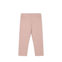 Organic Cotton Modal Everyday Legging - Peony Marle Childrens Legging from Jamie Kay NZ