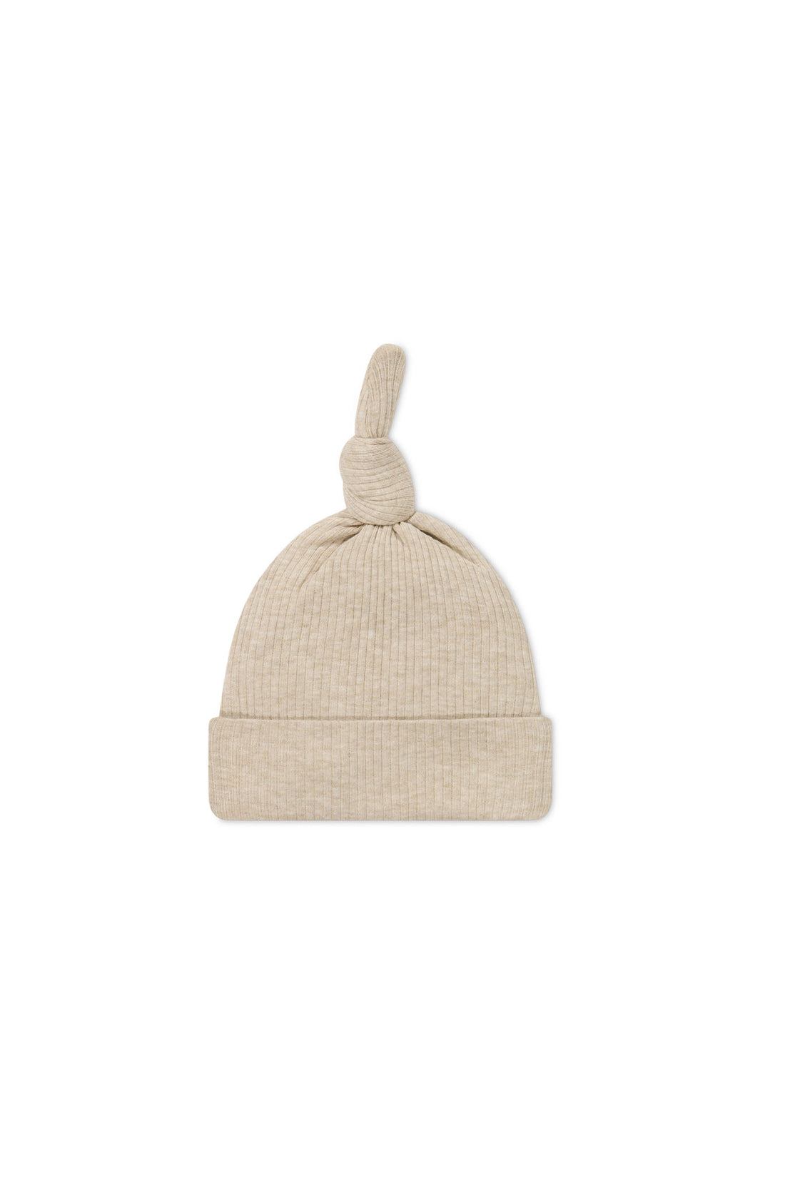 Organic Cotton Modal Lennon Beanie - Biscuit Marle Childrens Beanie from Jamie Kay NZ