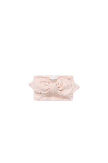 Organic Cotton Modal Lilian Headband - Dainty Pink Childrens Headband from Jamie Kay NZ