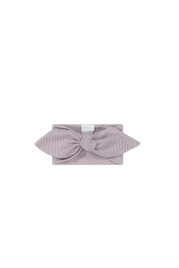 Organic Cotton Modal Lilian Headband - Heather Haze Childrens Headband from Jamie Kay NZ