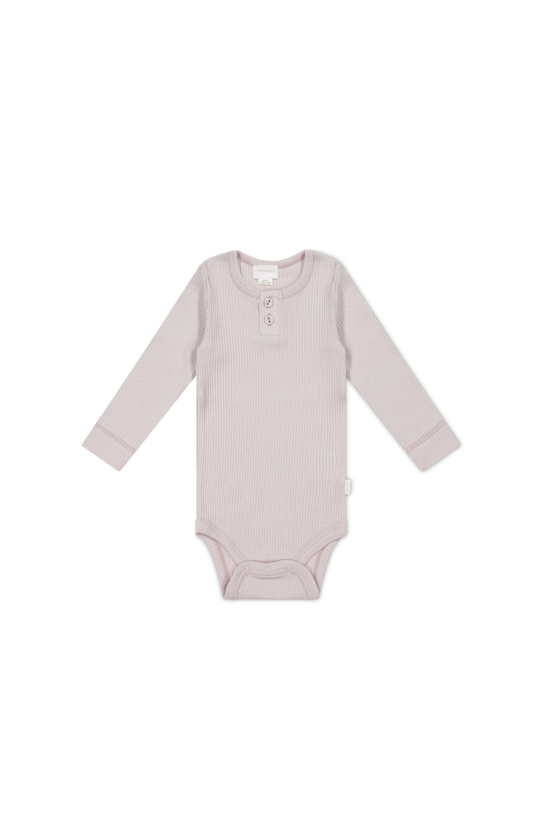 Organic Cotton Modal Long Sleeve Bodysuit - Luna Childrens Bodysuit from Jamie Kay NZ