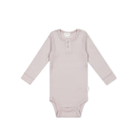 Organic Cotton Modal Long Sleeve Bodysuit - Luna Childrens Bodysuit from Jamie Kay NZ