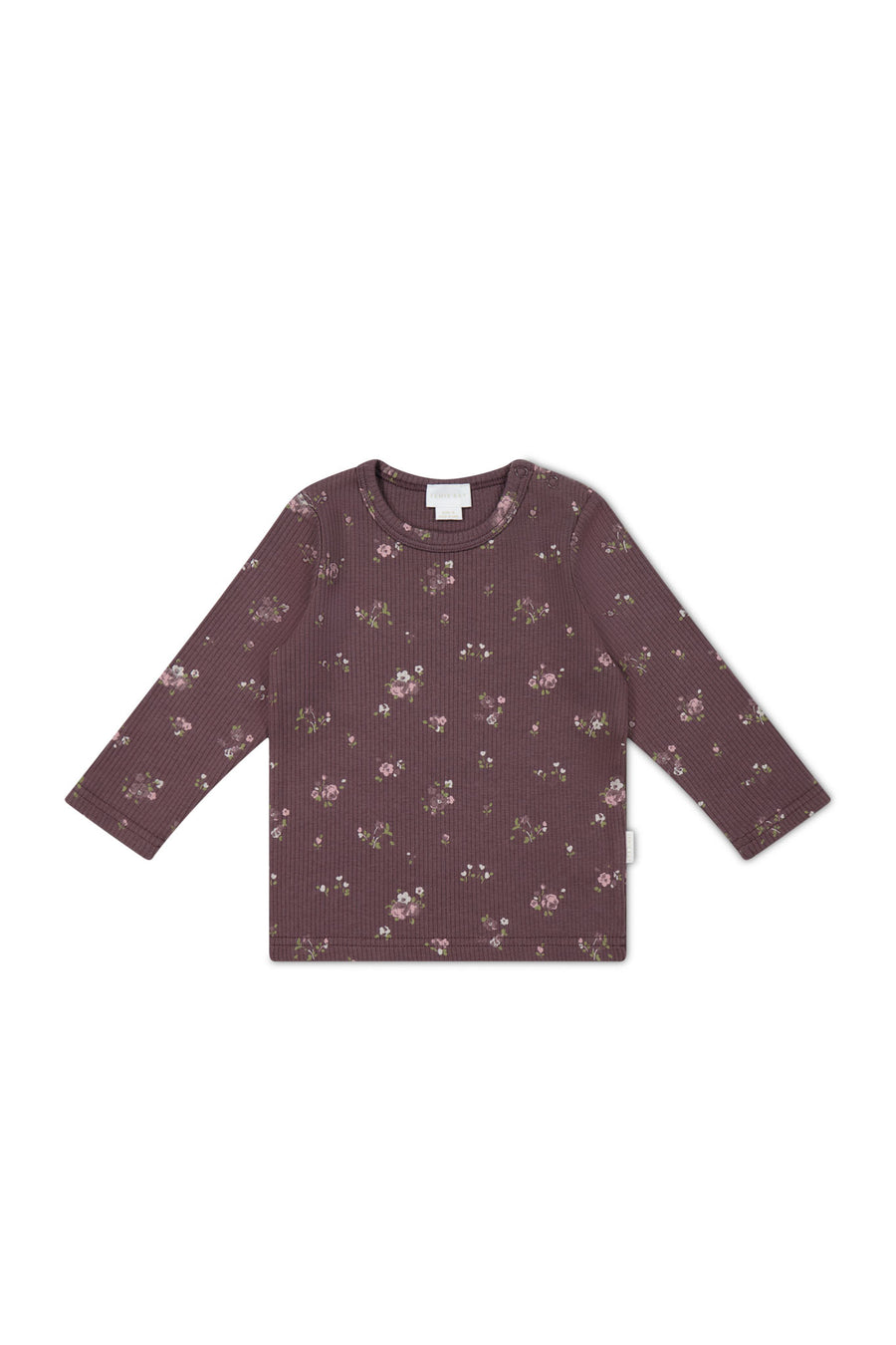 Organic Cotton Modal Long Sleeve Top - Petite Fleur Childrens Top from Jamie Kay NZ