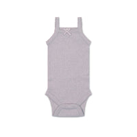 Organic Cotton Modal Singlet Bodysuit - Tulip Marle Childrens Bodysuit from Jamie Kay NZ