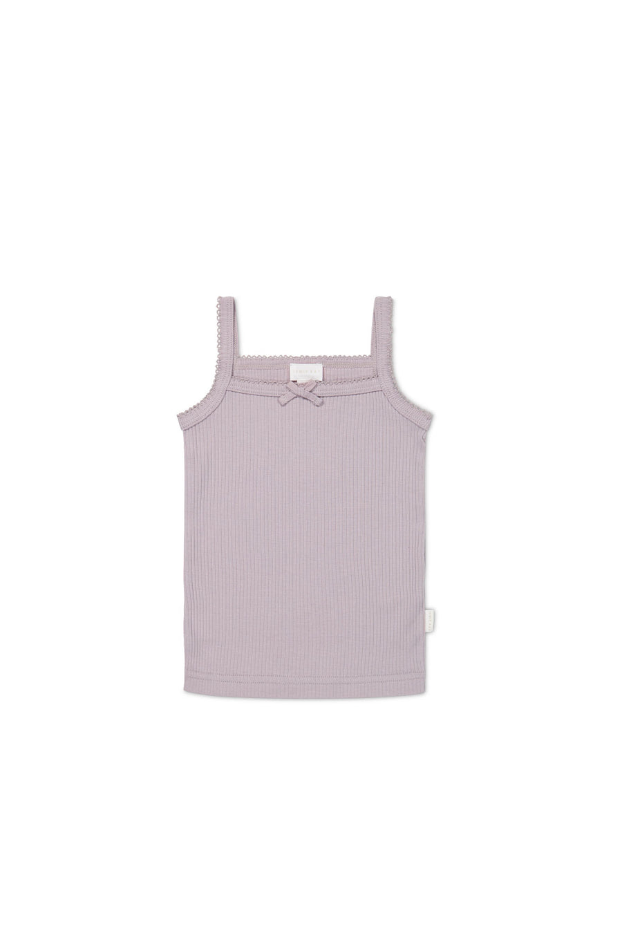 Organic Cotton Modal Singlet - Heather Haze Childrens Singlet from Jamie Kay NZ