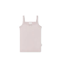 Organic Cotton Modal Singlet - Violet Tint Childrens Singlet from Jamie Kay NZ