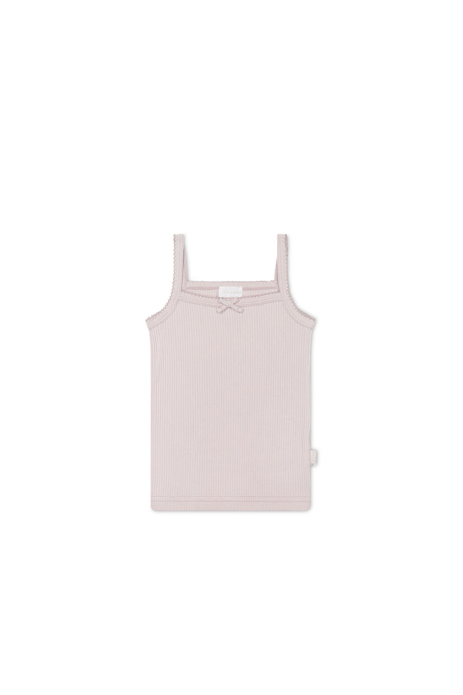 Organic Cotton Modal Singlet - Violet Tint Childrens Singlet from Jamie Kay NZ