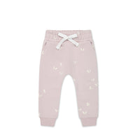 Organic Cotton Morgan Track Pant - Flutter by Lilac Childrens Pant from Jamie Kay NZ