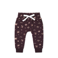 Organic Cotton Morgan Track Pant - Petite Fleur Childrens Pant from Jamie Kay NZ