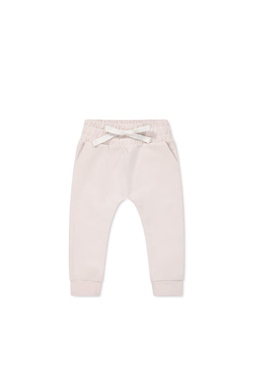 Organic Cotton Morgan Track Pant - Rosewater Childrens Pant from Jamie Kay NZ