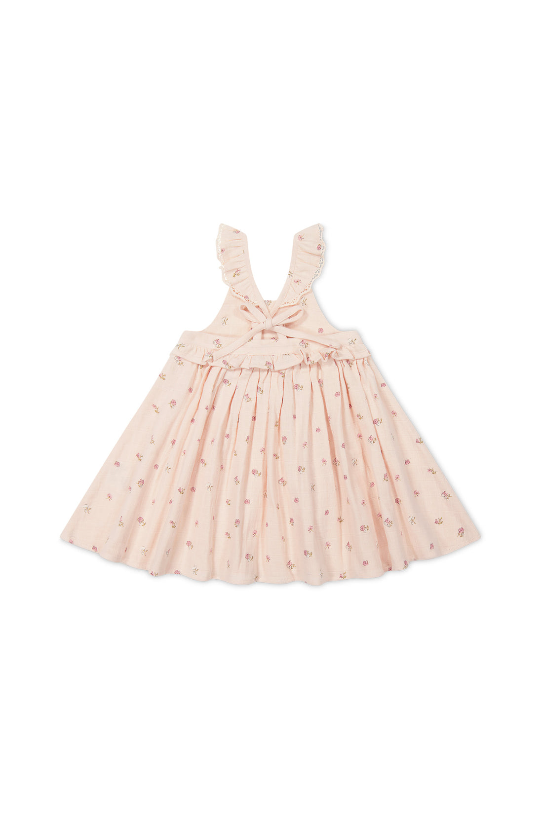 Organic Cotton Muslin Lola Dress - Meredith Morganite Childrens Dress from Jamie Kay NZ