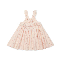 Organic Cotton Muslin Lola Dress - Meredith Morganite Childrens Dress from Jamie Kay NZ