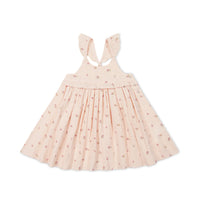 Organic Cotton Muslin Lola Dress - Meredith Morganite Childrens Dress from Jamie Kay NZ