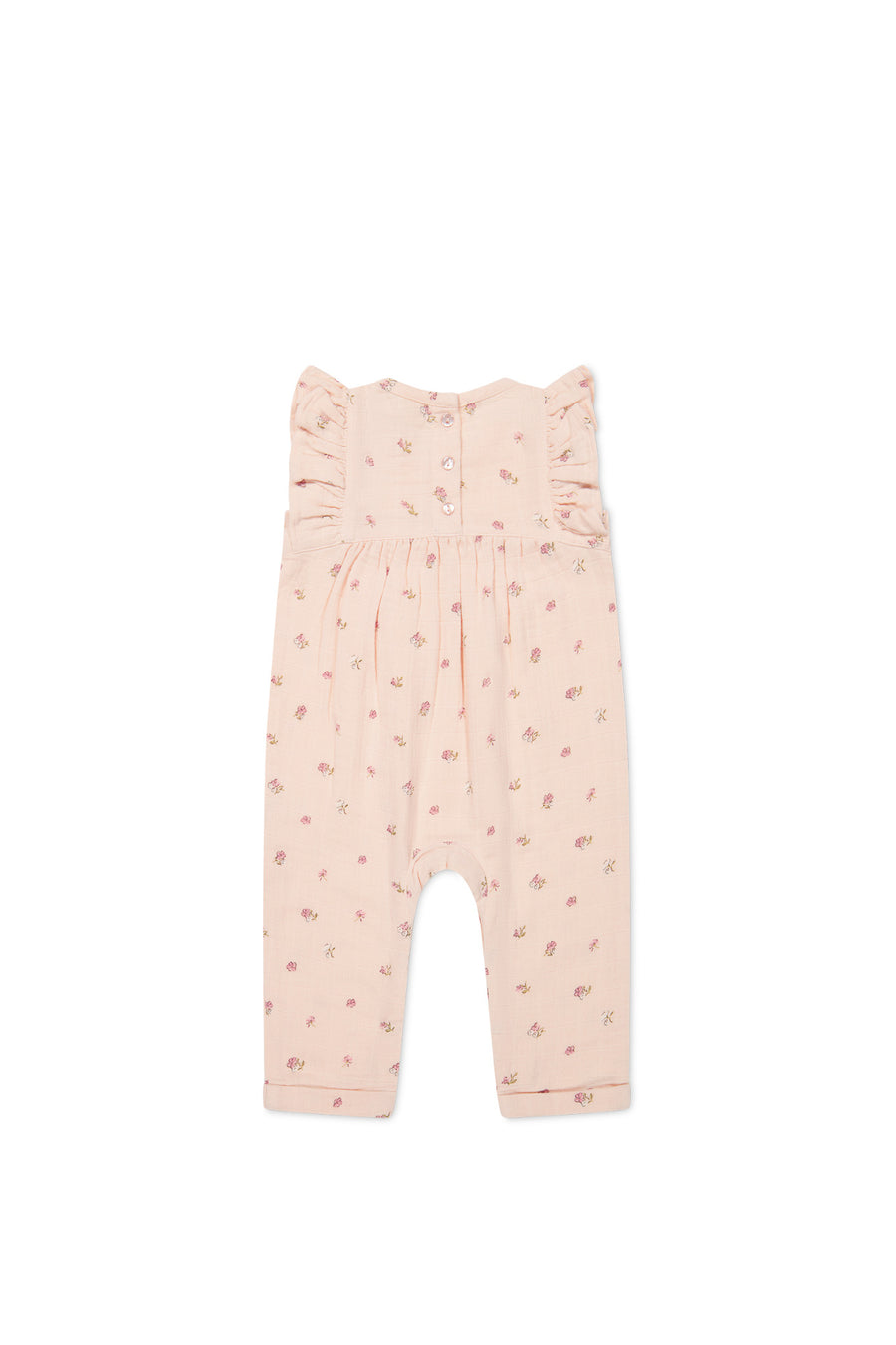 Organic Cotton Muslin Sadie Romper - Meredith Morganite Childrens Romper from Jamie Kay NZ