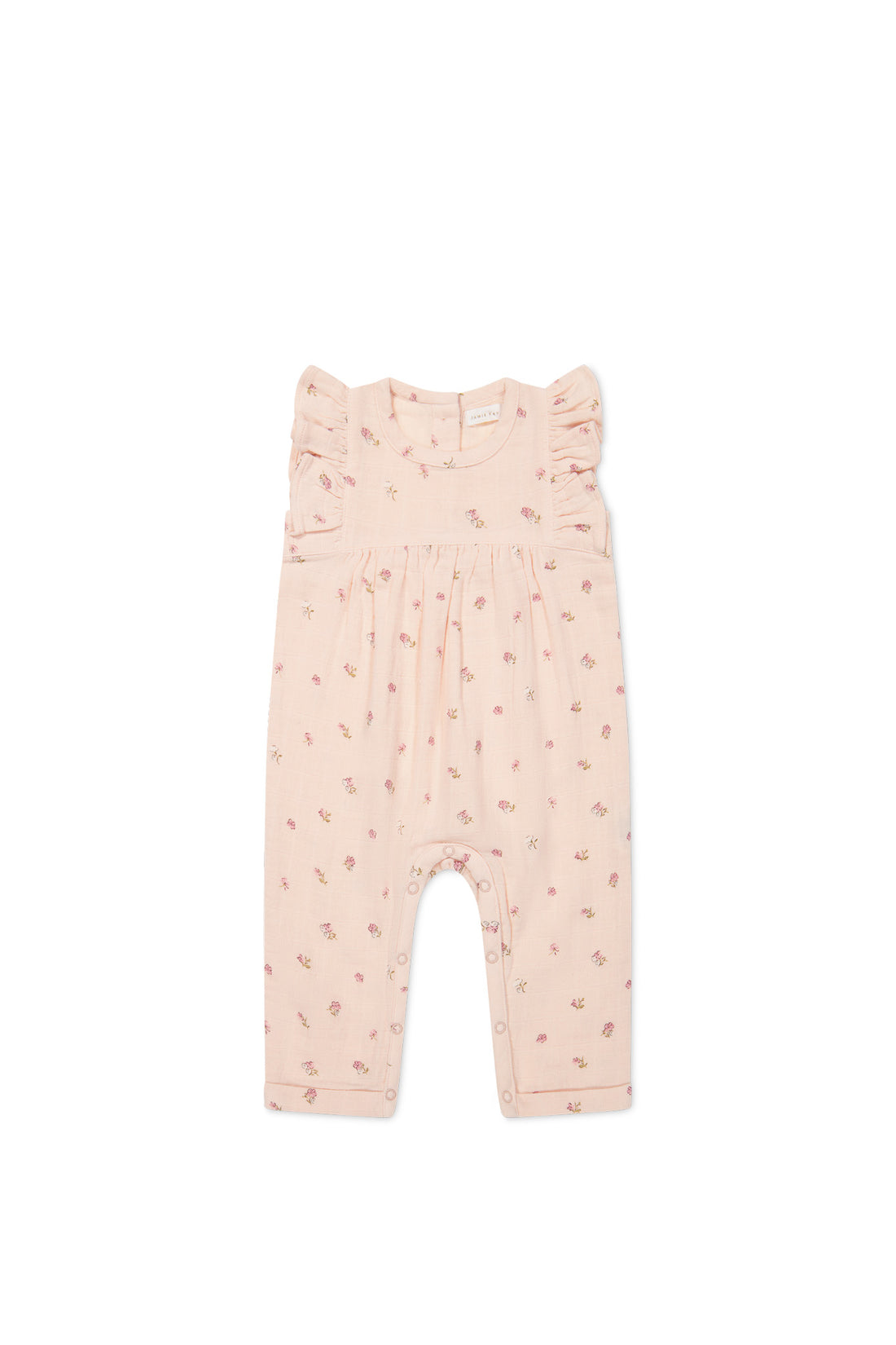 Organic Cotton Muslin Sadie Romper - Meredith Morganite Childrens Romper from Jamie Kay NZ