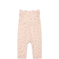 Organic Cotton Muslin Sadie Romper - Meredith Morganite Childrens Romper from Jamie Kay NZ