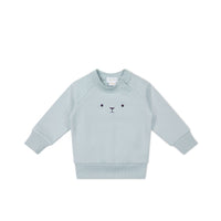 Organic Cotton Palmer Pullover - Droplet Childrens Sweatshirt from Jamie Kay NZ