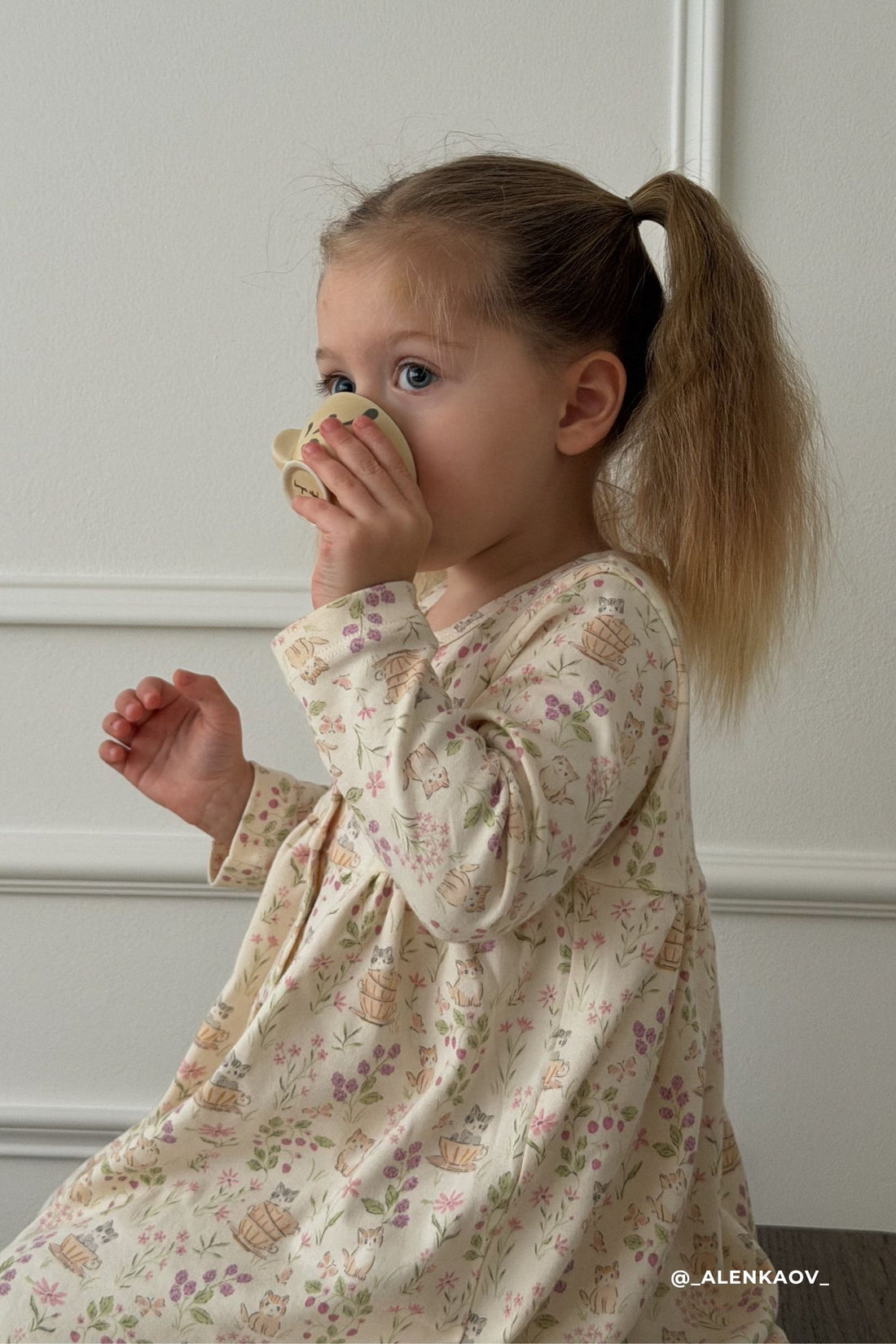 Organic Cotton Poppy Dress - Moons Garden Childrens Dress from Jamie Kay NZ